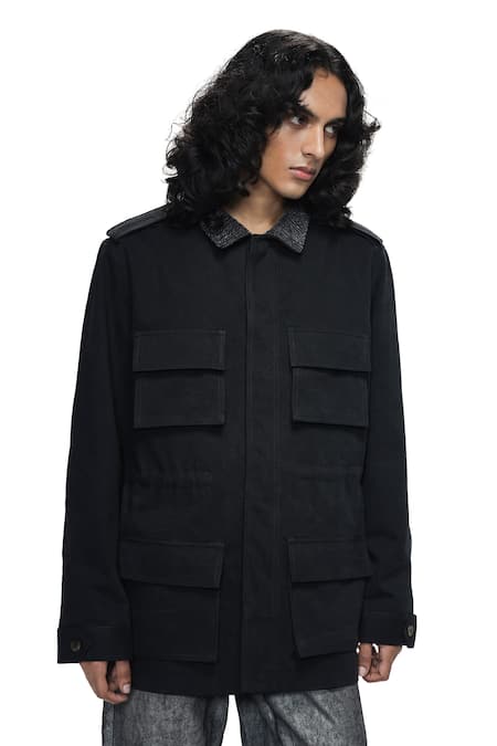 Countrymade Shredded Collar Field Jacket 