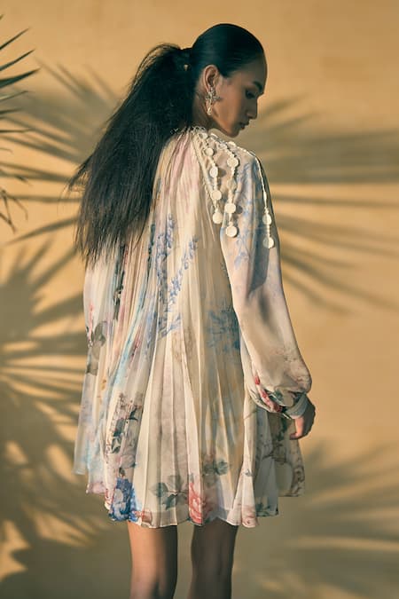 Pankaj & Nidhi Floral Print Dress 