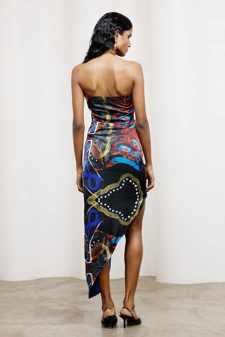 Advait Saeri Halter Neck Dress 