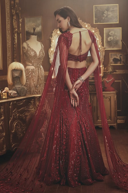 Roqa Clara Net Lehenga & Blouse Set 