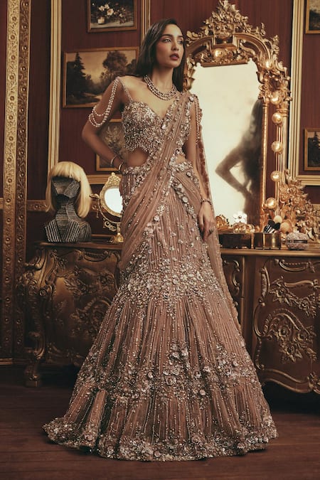 Roqa Anne Net Embroidered Lehenga Set 