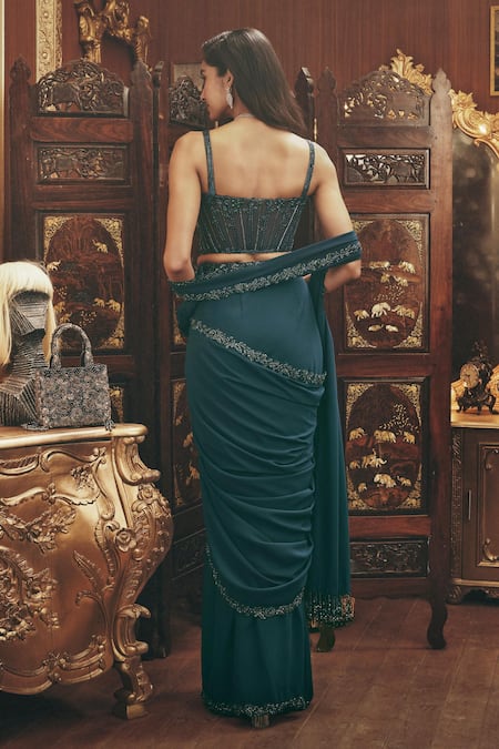 Roqa Maya Georgette Saree & Net Blouse Set 