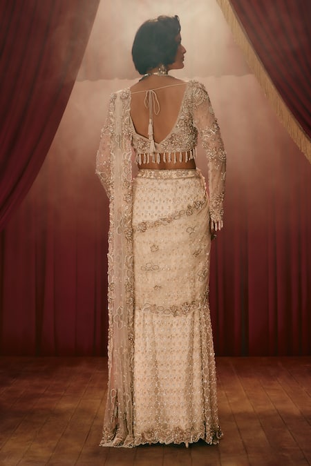 Roqa Eleanor Net Saree & Blouse Set 