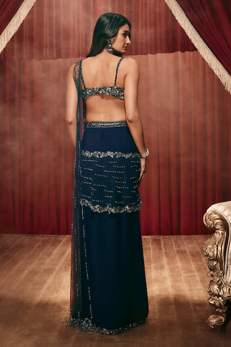 Roqa Lenore Embellished Saree Set 