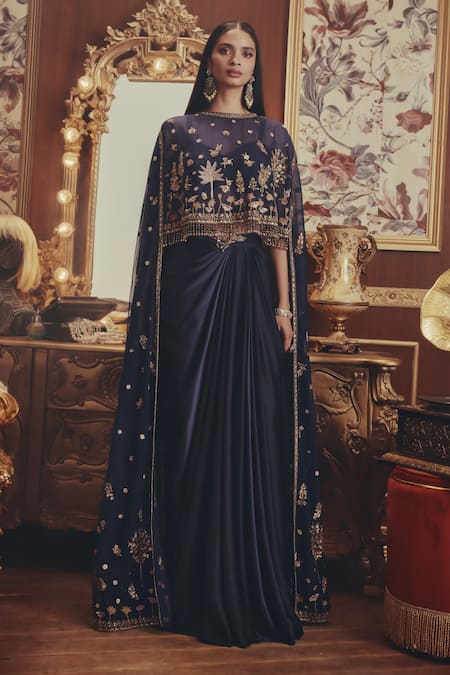 Roqa Harriet Modal Satin Cape Set 