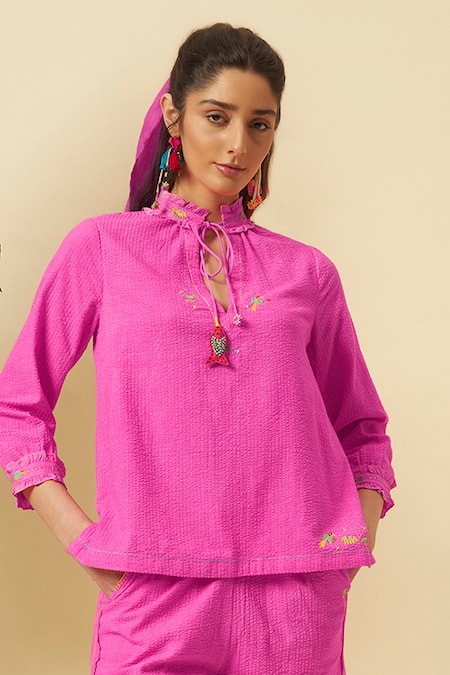 Nikasha Mithai Pink Shirt Top 