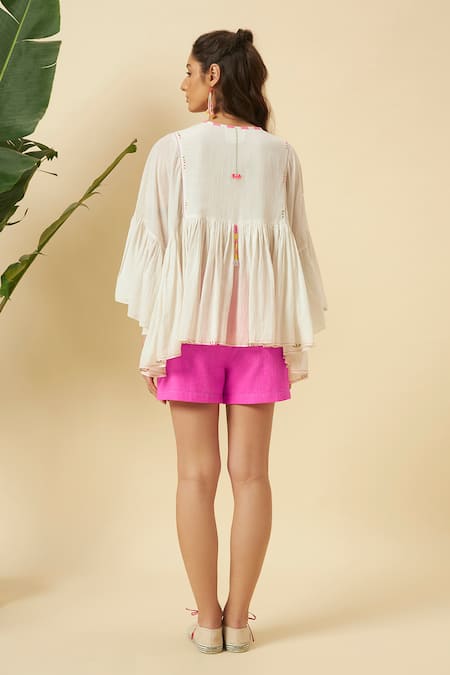 Nikasha Ivory Tier Top 