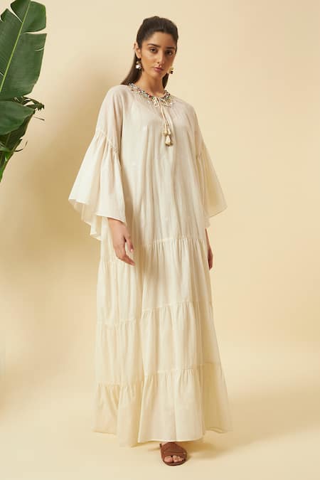 Nikasha Tiered Kaftan Dress 