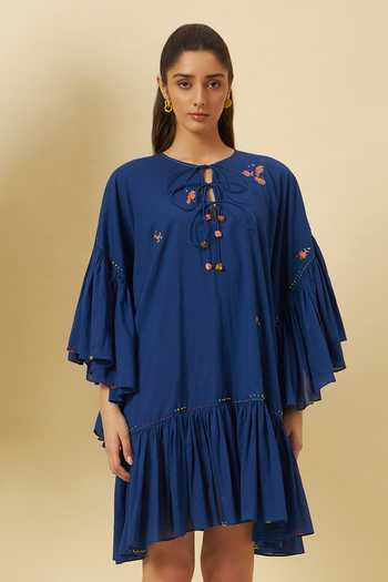 Nikasha Indigo Midi Dress 