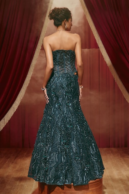 Roqa Marian Net Embellished Lehenga Set 