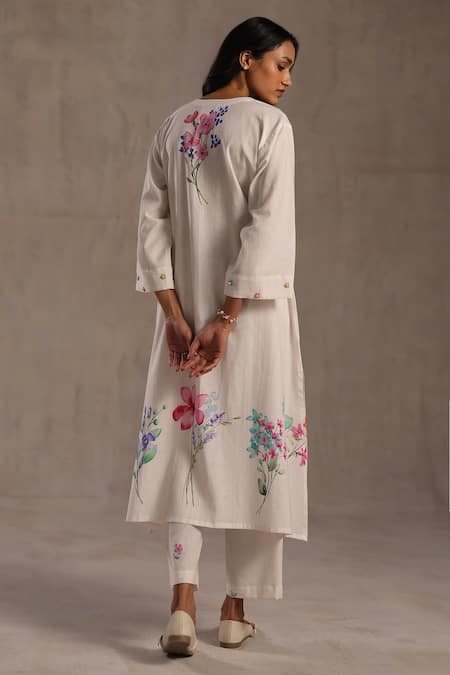 Roza Margot Florette Print Kurta & Pant Set 