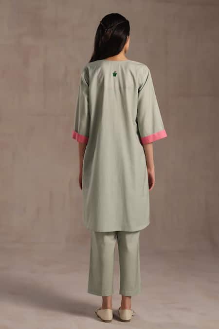 Roza Alyza Printed Kurta & Pant Set 