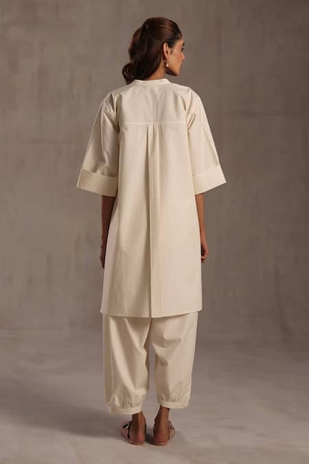 Roza Georgina Abstract Print Kurta & Pant Set 