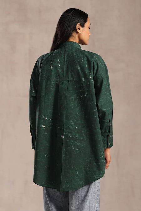 Roza Croissant Print Shirt 