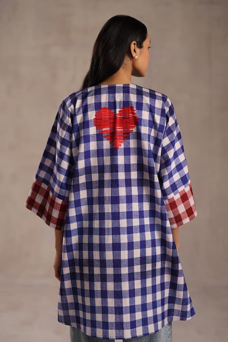 Roza Love Checkered Tunic 