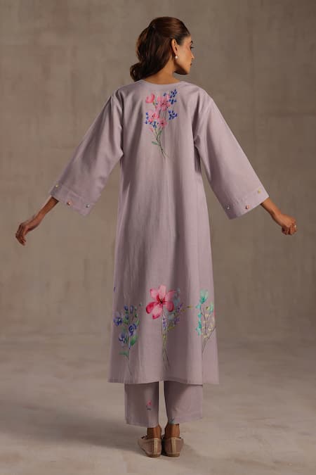 Roza Margot Floral Print Kurta & Pant Set 