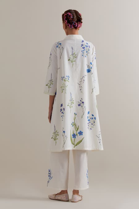 Upavita Printed Cotton Kurta Set 