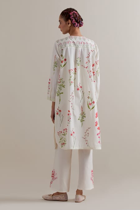 Upavita Printed Cotton Kurta Set 