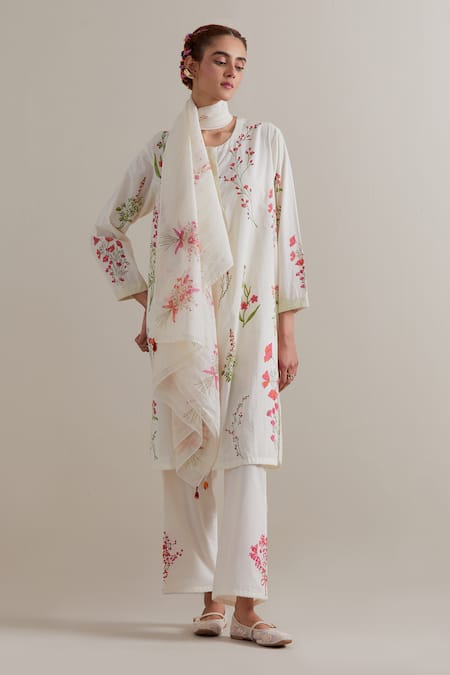 Upavita Printed Cotton Kurta Set 