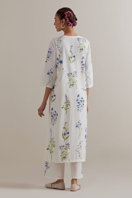 Upavita Printed Cotton Kurta Set 