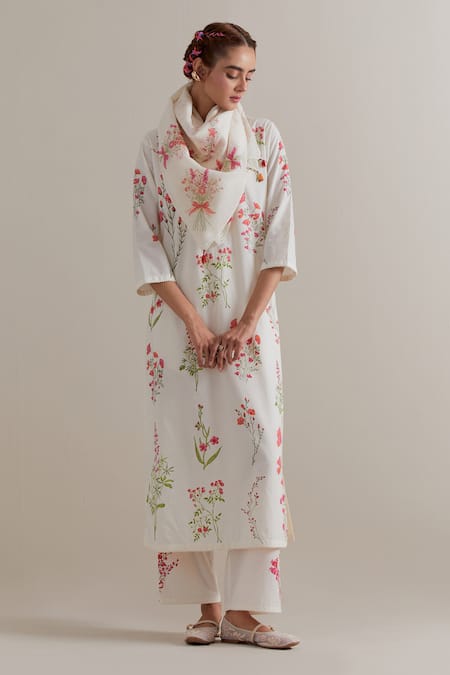 Upavita Cotton Kurta Set 