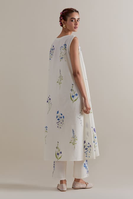 Upavita Printed Cotton Kurta Set 