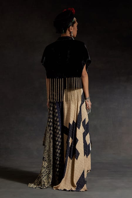 Aseem Kapoor Zoa Tasselled Detailed Cropped Trench Jacket 