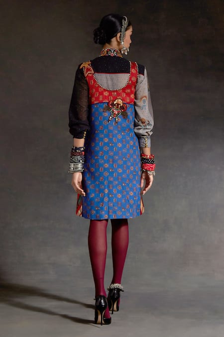 Aseem Kapoor Mehru Embroidered Dress & Shirt Set 