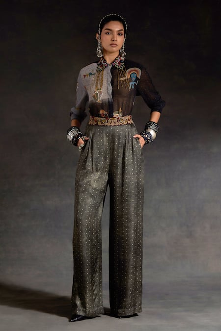 Aseem Kapoor Atri Straight Shirt & Trouser Set 