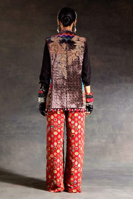 Aseem Kapoor Ruhi Embroidered Jacket & Trouser Set 