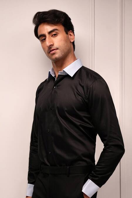 payal and rishab Azure Noir Shirt 