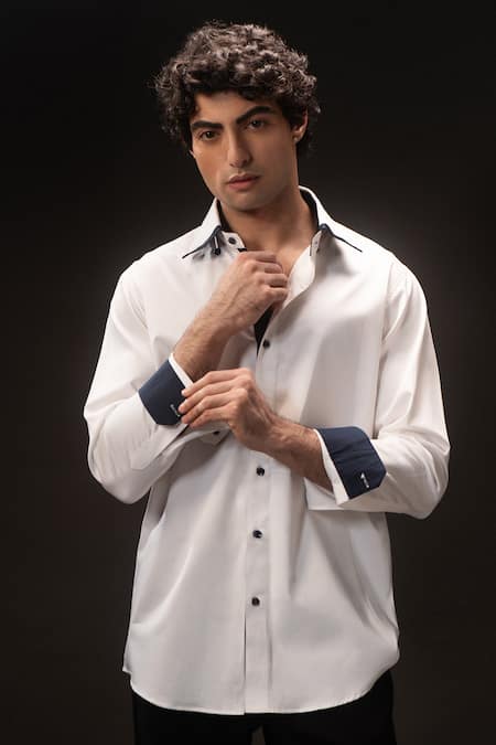 payal and rishab Midnight Edge Shirt 