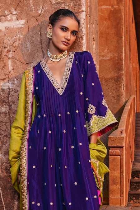 Punit Balana Embroidered Alia Choga Kurta Set 
