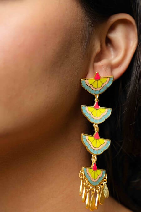 Bauble Bazaar Celeste Dream Dangler Earrings 