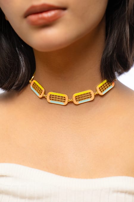 Bauble Bazaar Aureole Horizon Choker Necklace 