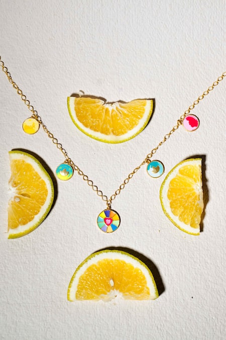 Bauble Bazaar Celeste Dream Pendant & Charms Necklace 