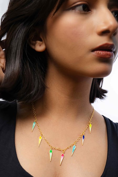 Bauble Bazaar Sevana Charm Chain Necklace 