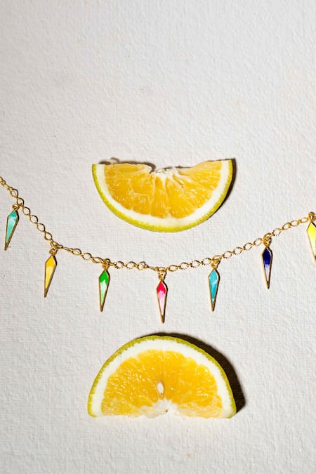 Bauble Bazaar Sevana Charm Chain Necklace 