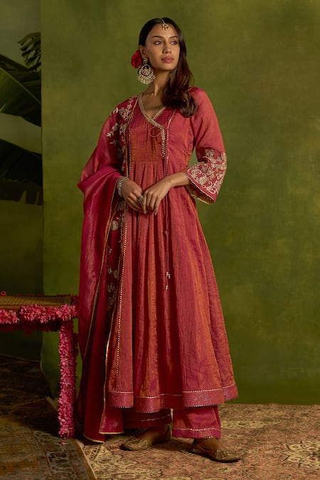 Kritika Dawar Gulrang Dori Embroidered Anarkali Set 