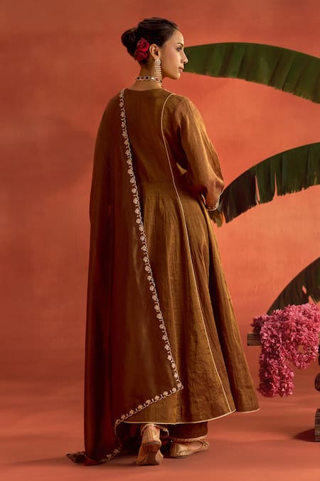 Kritika Dawar Mehrza Hand Embroidered Anarkali Set 