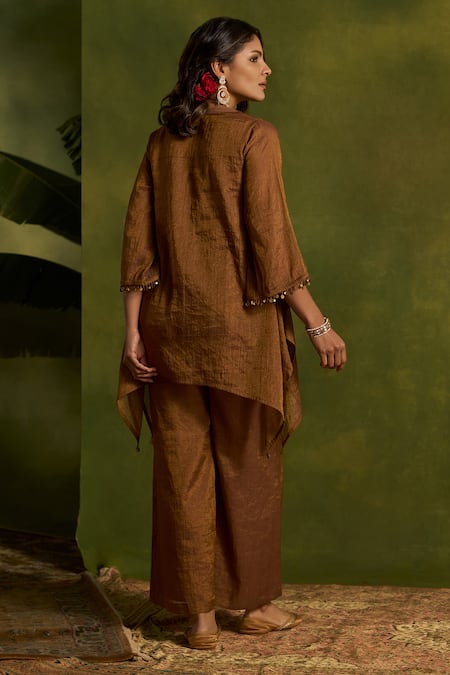 Kritika Dawar Sitara Asymmetric Embroidered Kurta & Pant Set 