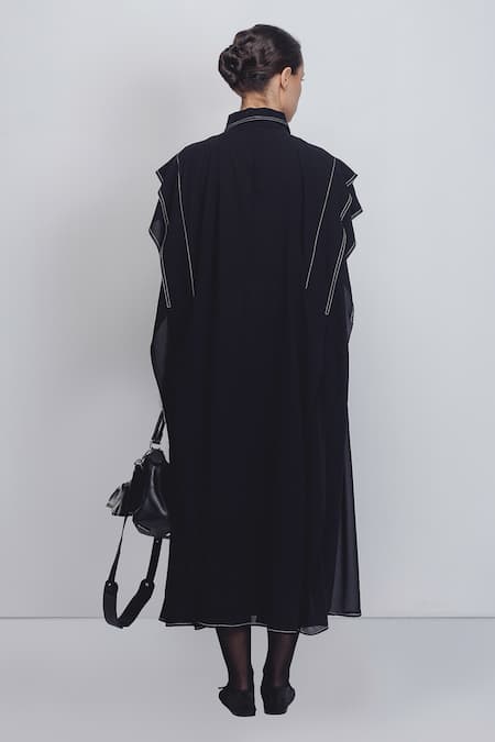 Leh Studios Tako Placement Embroidered Dress 