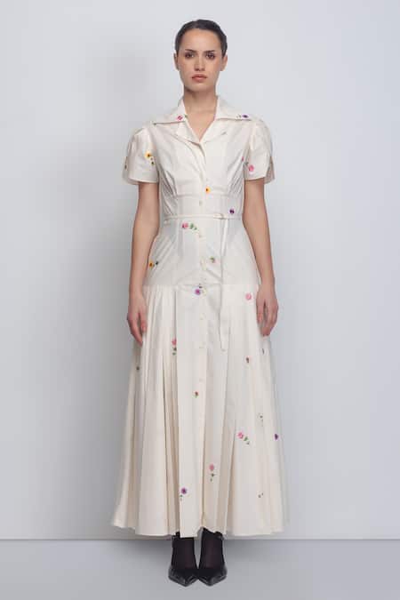Leh Studios Gami Embroidered Dress 