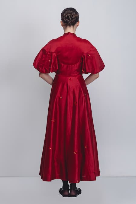 Leh Studios Lara Band Collar Dress 