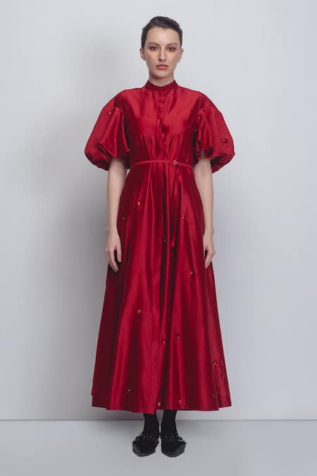 Leh Studios Lara Band Collar Dress 