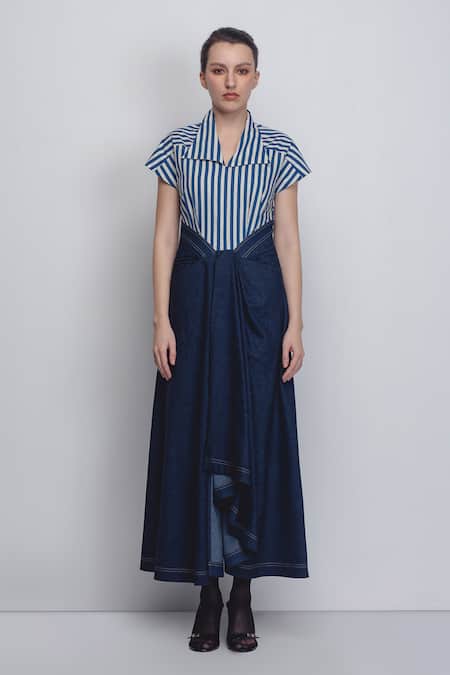 Leh Studios Roma Placement Printed Dress 