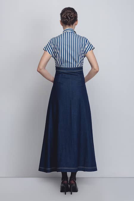 Leh Studios Roma Placement Printed Dress 