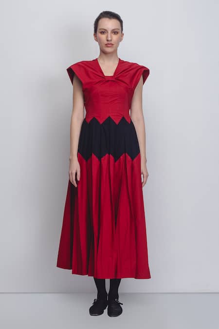 Leh Studios Abra Colorblock Dress 