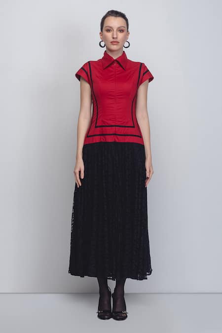 Leh Studios Blare Color Block Dress 