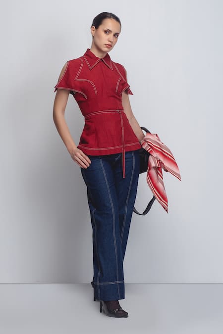 Leh Studios Layered Flap Top 